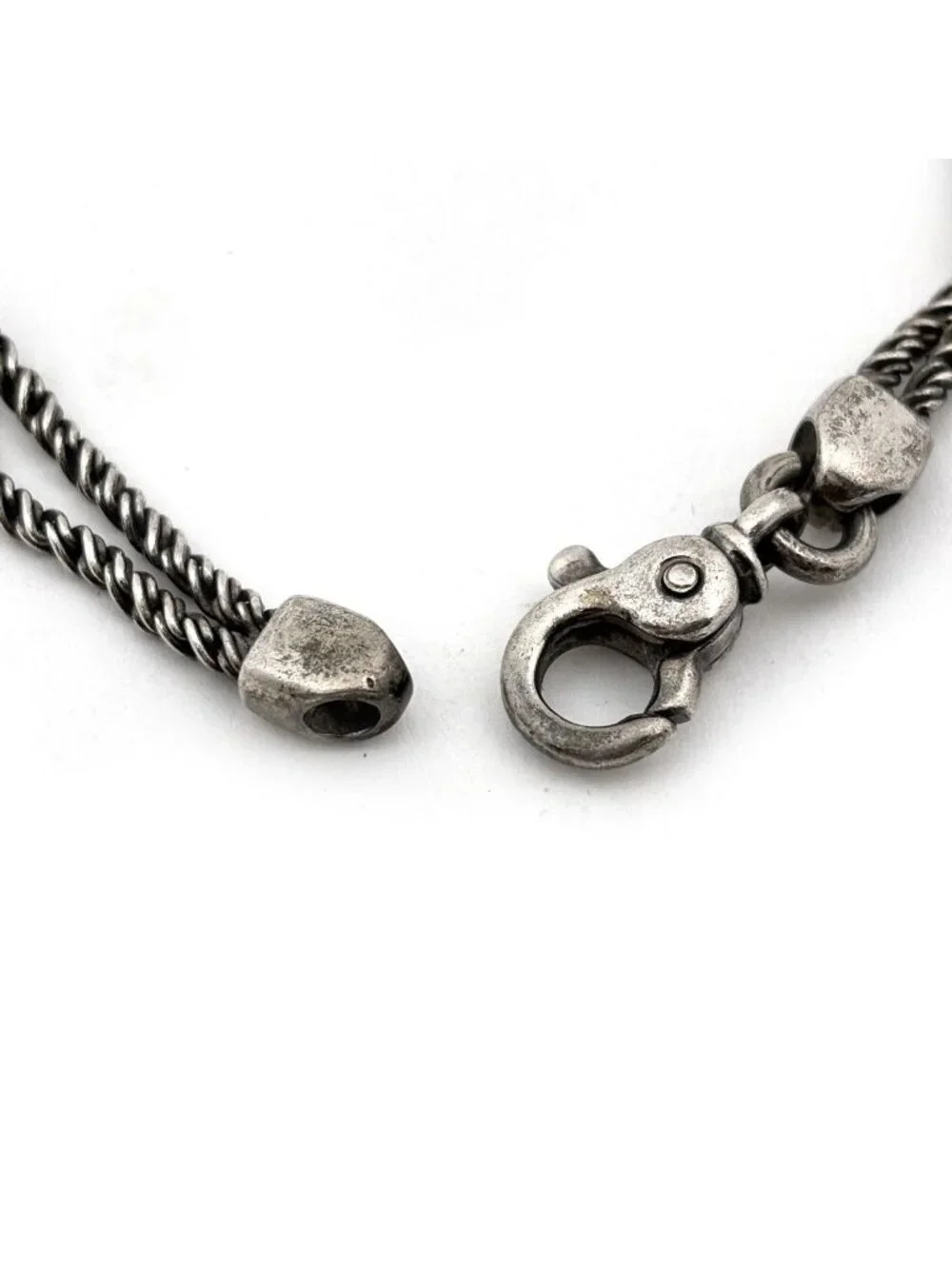 Tiffany & Co Knot Double Rope Bracelet 925 Sterling Silver